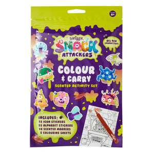 Smiggle - Snack Attackers Mini Boyama Seti