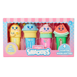 Smiggle - Snackies Fosforlu Kalem Paketi X4