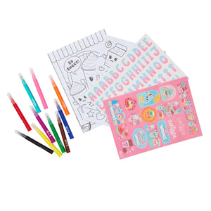 Smiggle - Snackies Kokulu Mini Renkli Kalemler ve Aktivite Seti