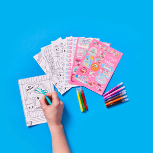 Smiggle - Snackies Kokulu Mini Renkli Kalemler ve Aktivite Seti