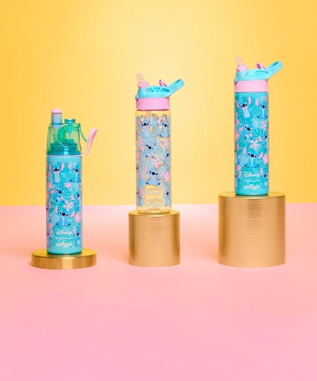 Smiggle - زجاجة ماء أوتوماتيكية بسعة 650ML مع مصاصة خالية من BPA