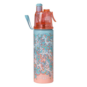 Smiggle - Su Püskürtmeli 500 ML Çelik Matara