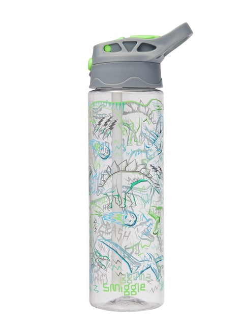 Smiggle - زجاجة ماء أوتوماتيكية بسعة 650ML خالية من BPA مع فوهة سوبر تشارج