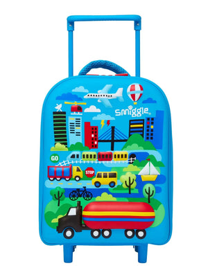 Smiggle - Tekerlekli Çekçekli Anaokulu Okul ve Seyahat Çantası