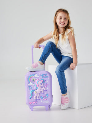 Smiggle - Tekerlekli Çekçekli Anaokulu Okul ve Seyahat Çantası