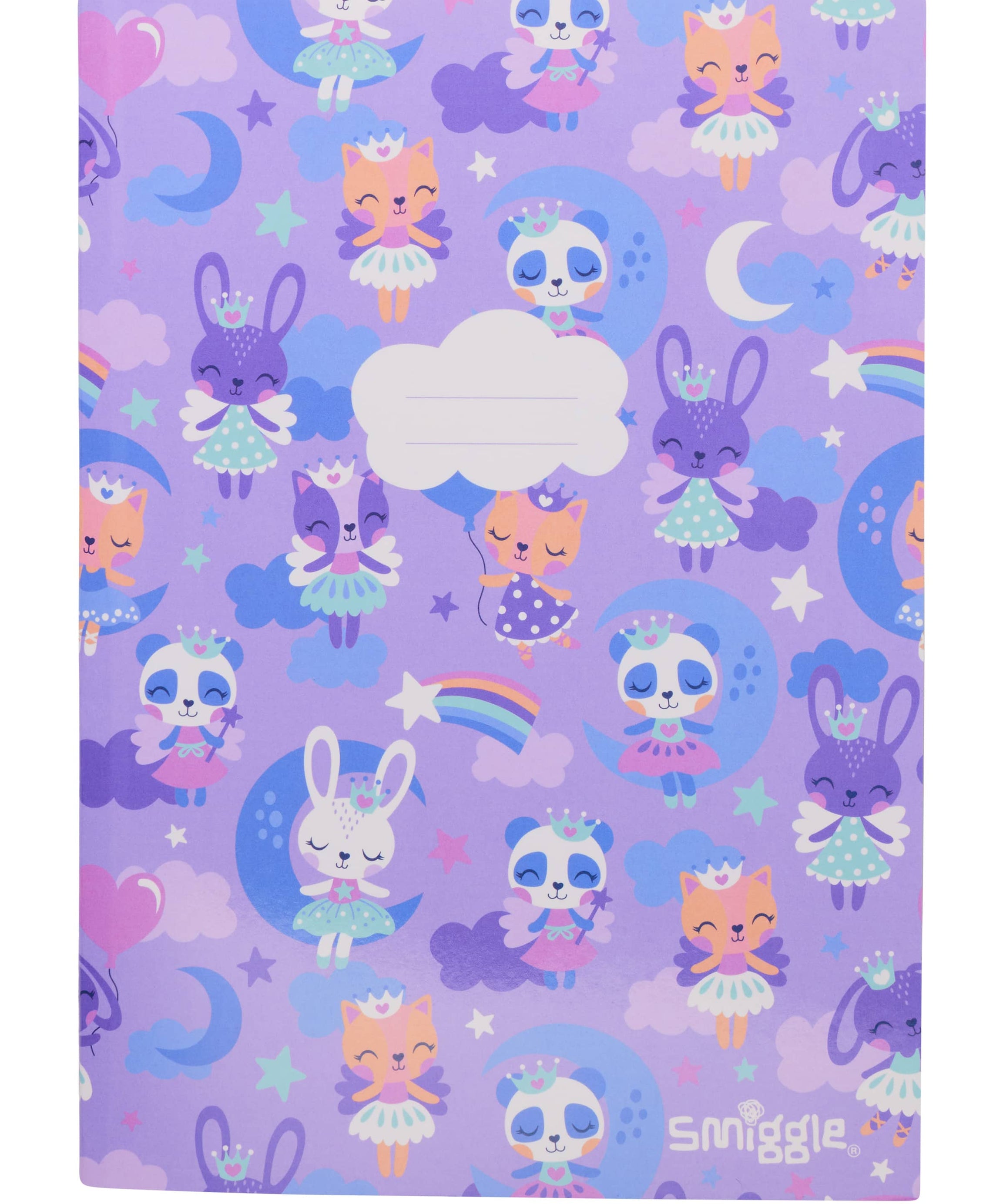 Smiggle - دفتر تمارين مخطط Wish A5