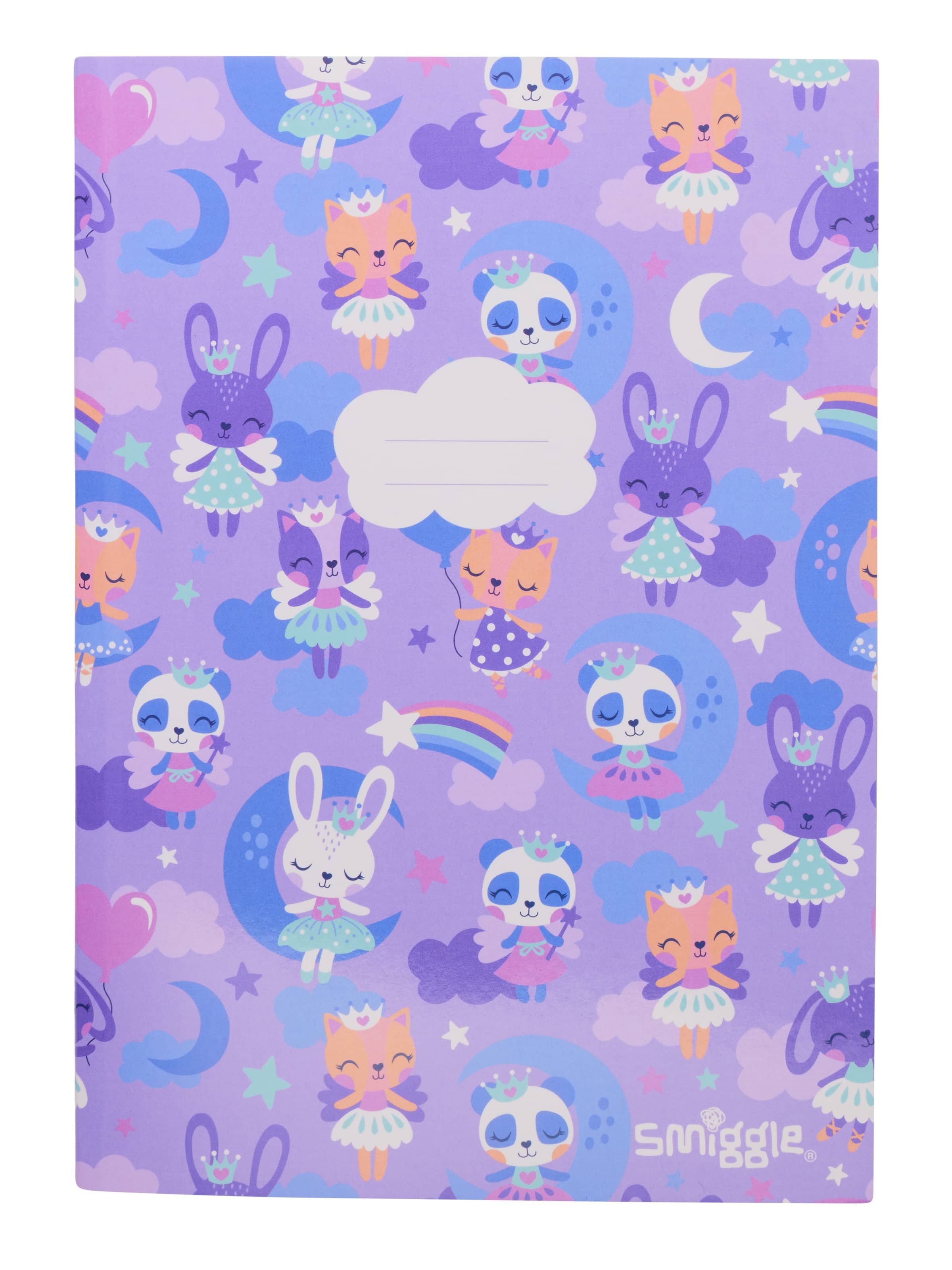 Smiggle - دفتر تمارين مخطط Wish A5