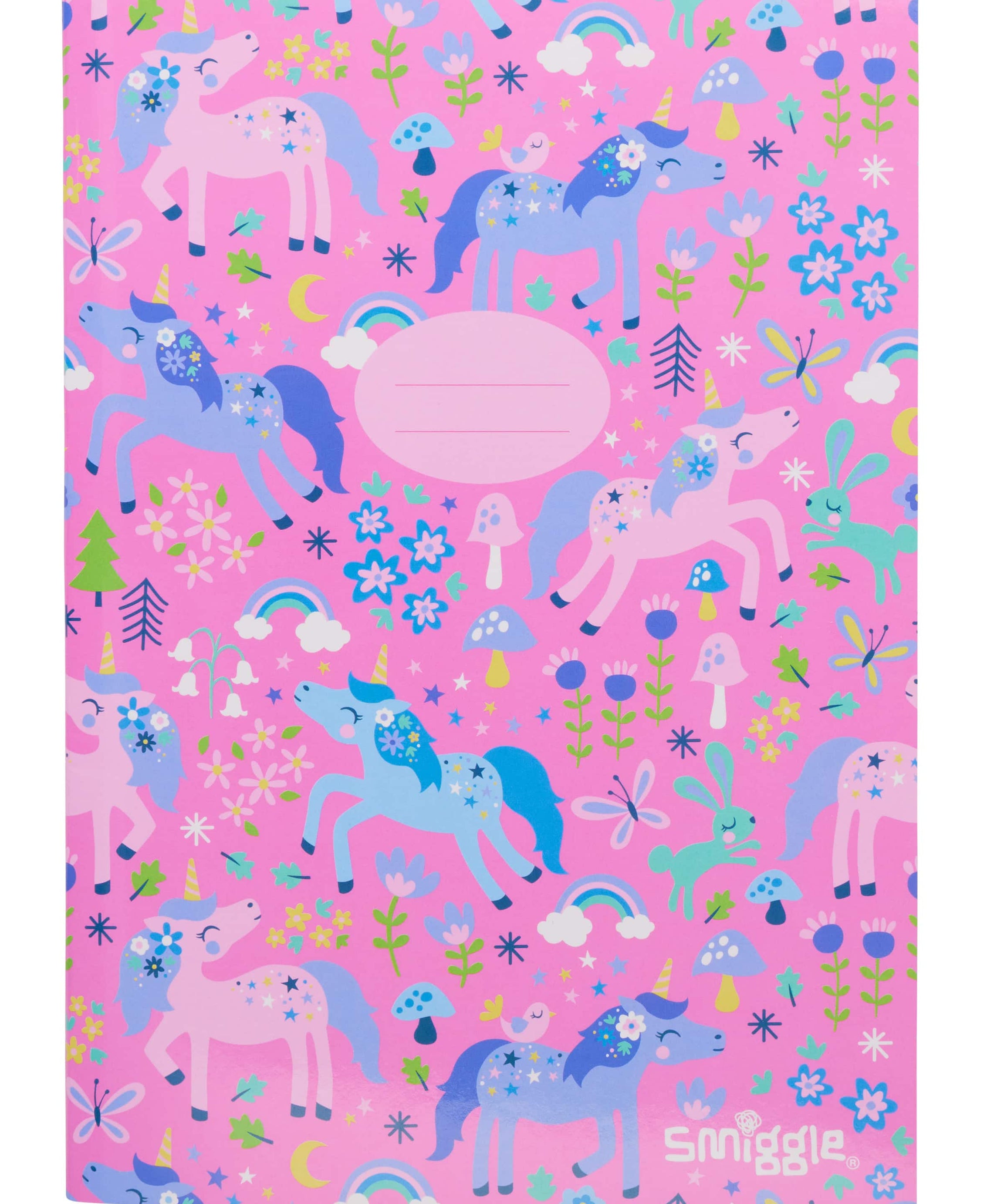 Smiggle - دفتر تمارين مخطط Wish A5