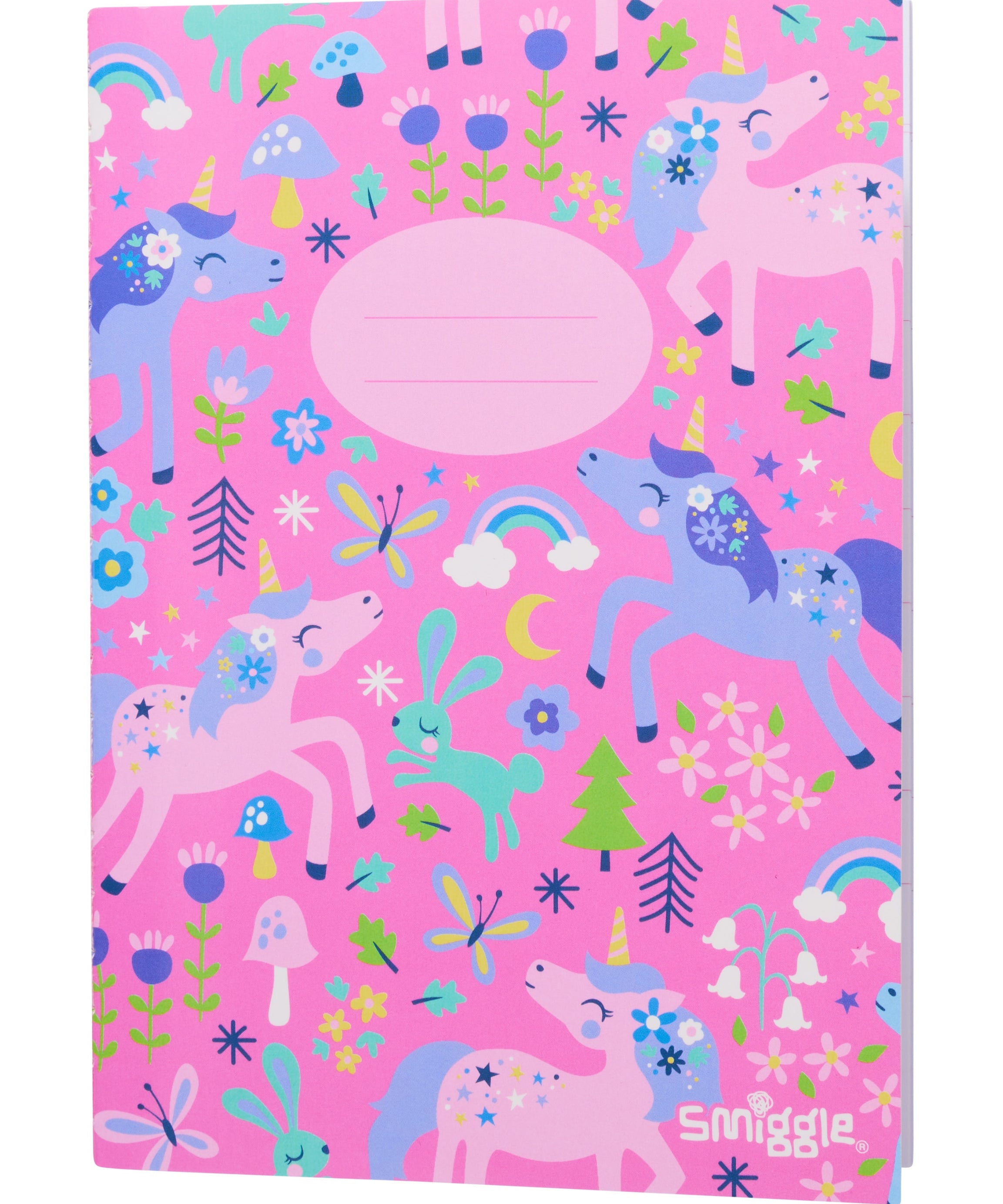 Smiggle - دفتر تمارين مخطط Wish A6