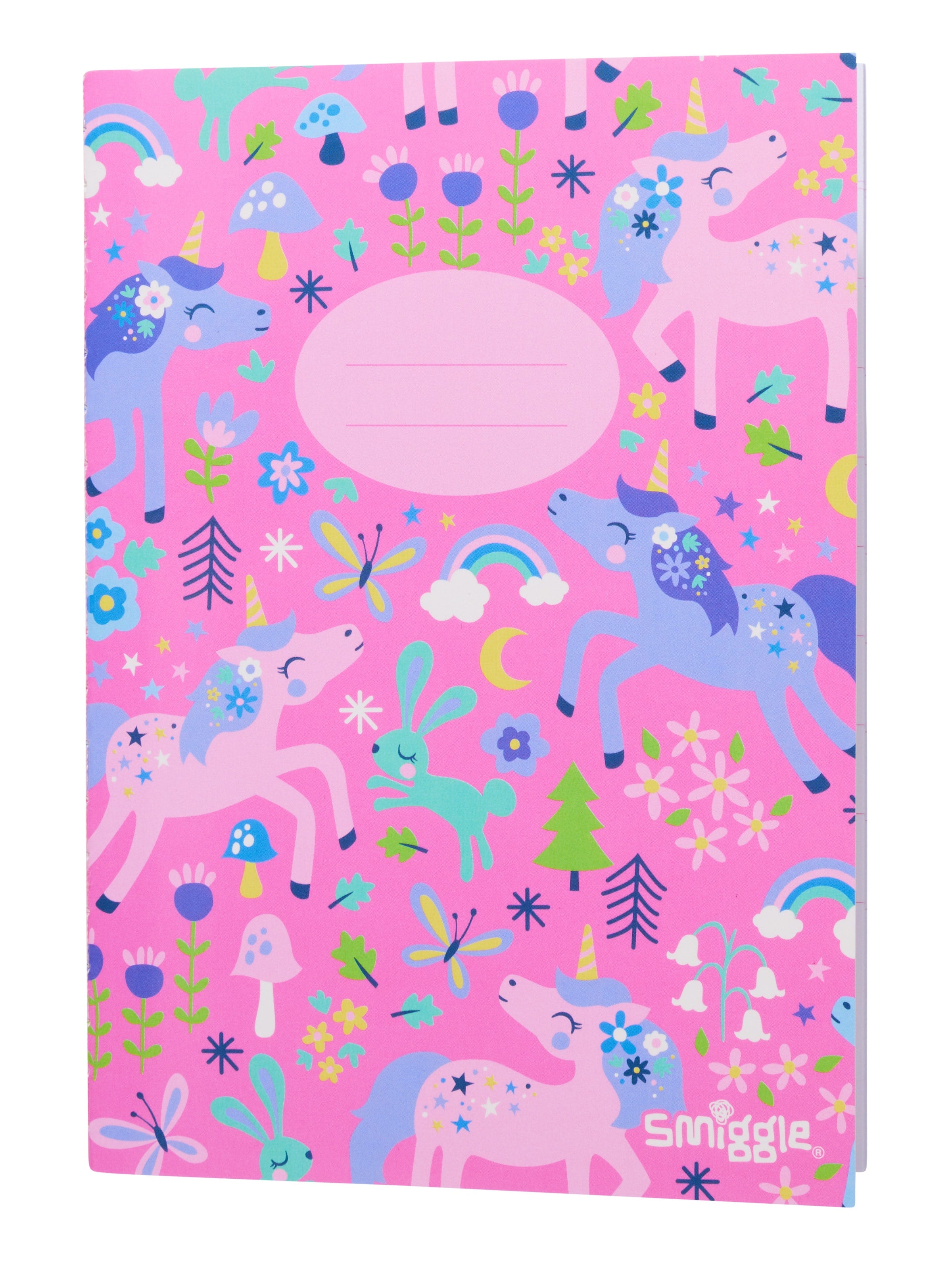 Smiggle - دفتر تمارين مخطط Wish A6