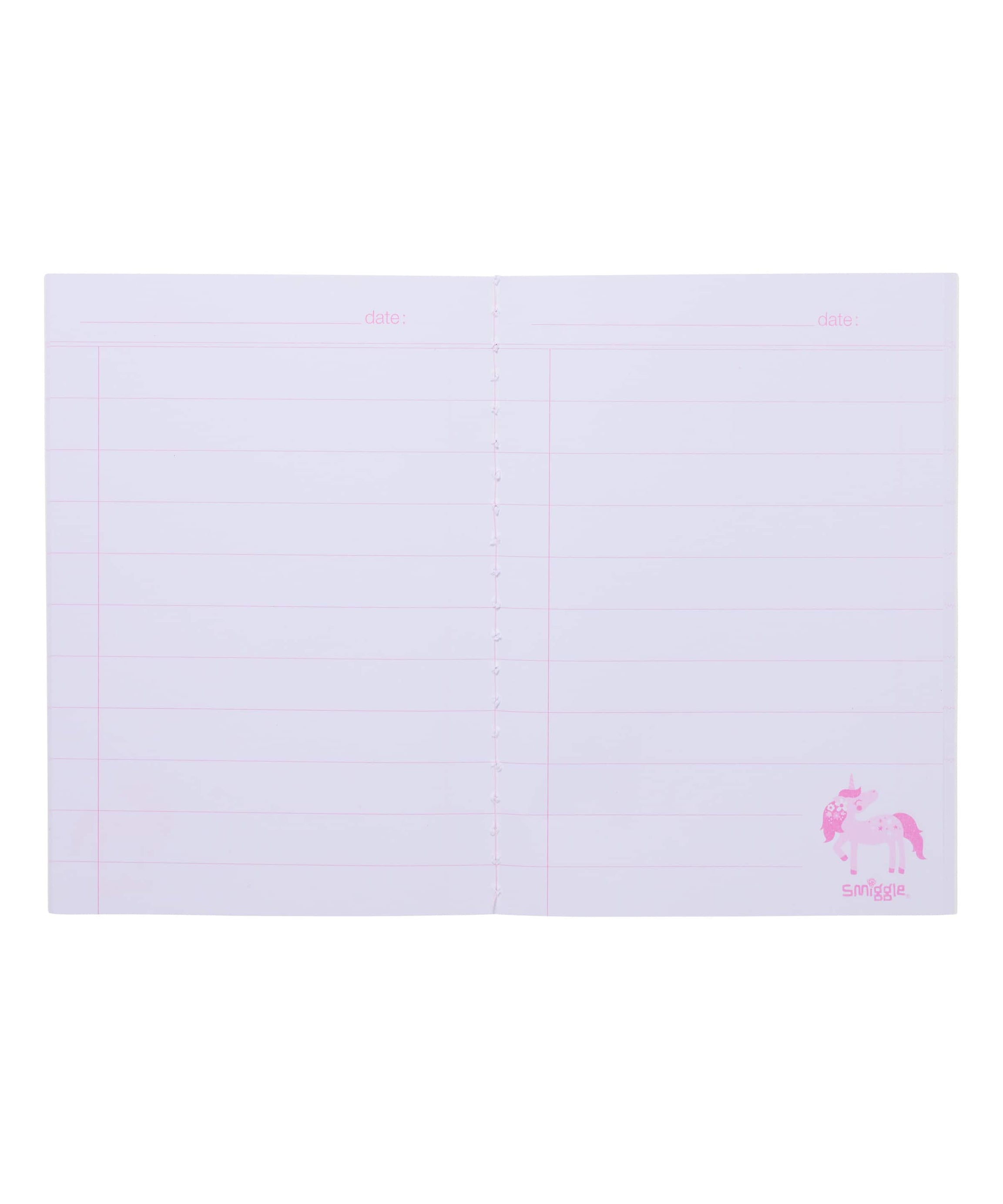 Smiggle - دفتر تمارين مخطط Wish A6