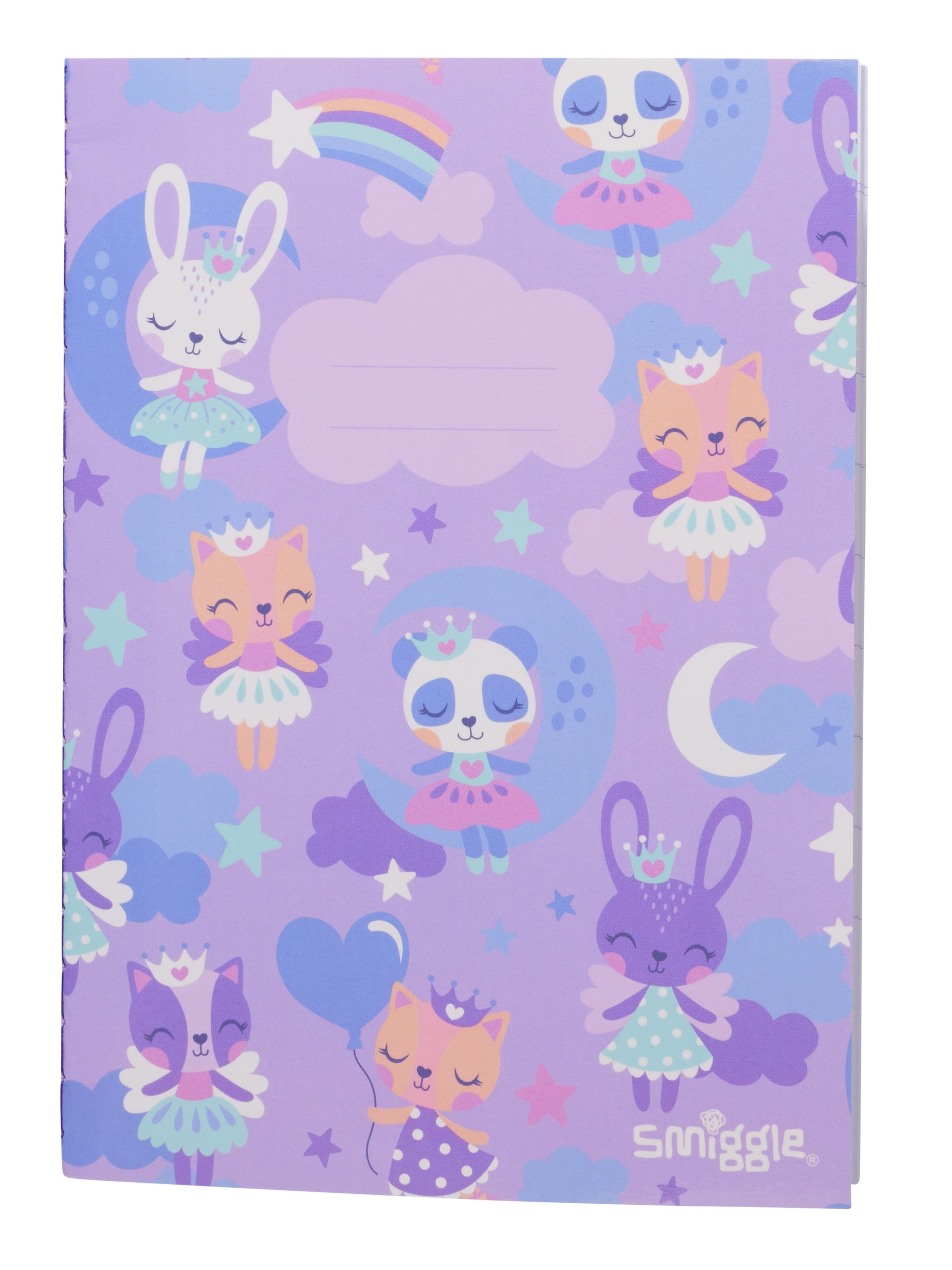 Smiggle - دفتر تمارين مخطط Wish A6