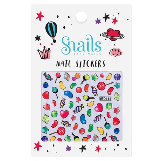 Snails - Tırnak Sticker Seti - Candy Blast
