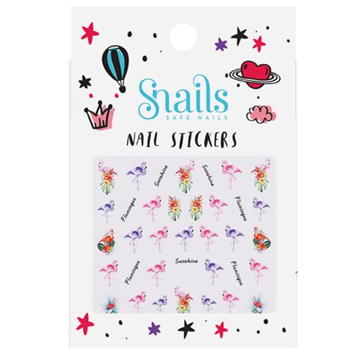 Snails - Tırnak Sticker Seti - Flamingos