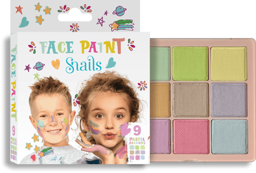 Snails - Yüz Boyama Paleti - Pastel Renkler