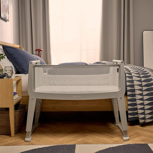 Snuz SnuzPod Studio Bedside Crib - Oslo Grey-Bedside Cribs-Oslo Grey- | Natural Baby Shower