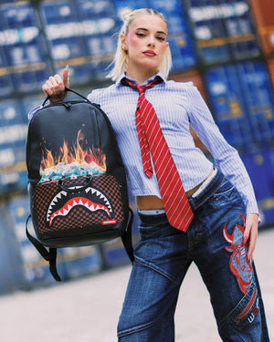 Sprayground - حقيبة ظهر Money Bag Double Take DLXV