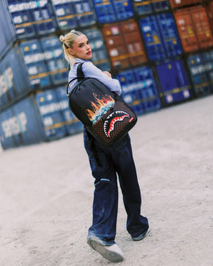 Sprayground - حقيبة ظهر Money Bag Double Take DLXV