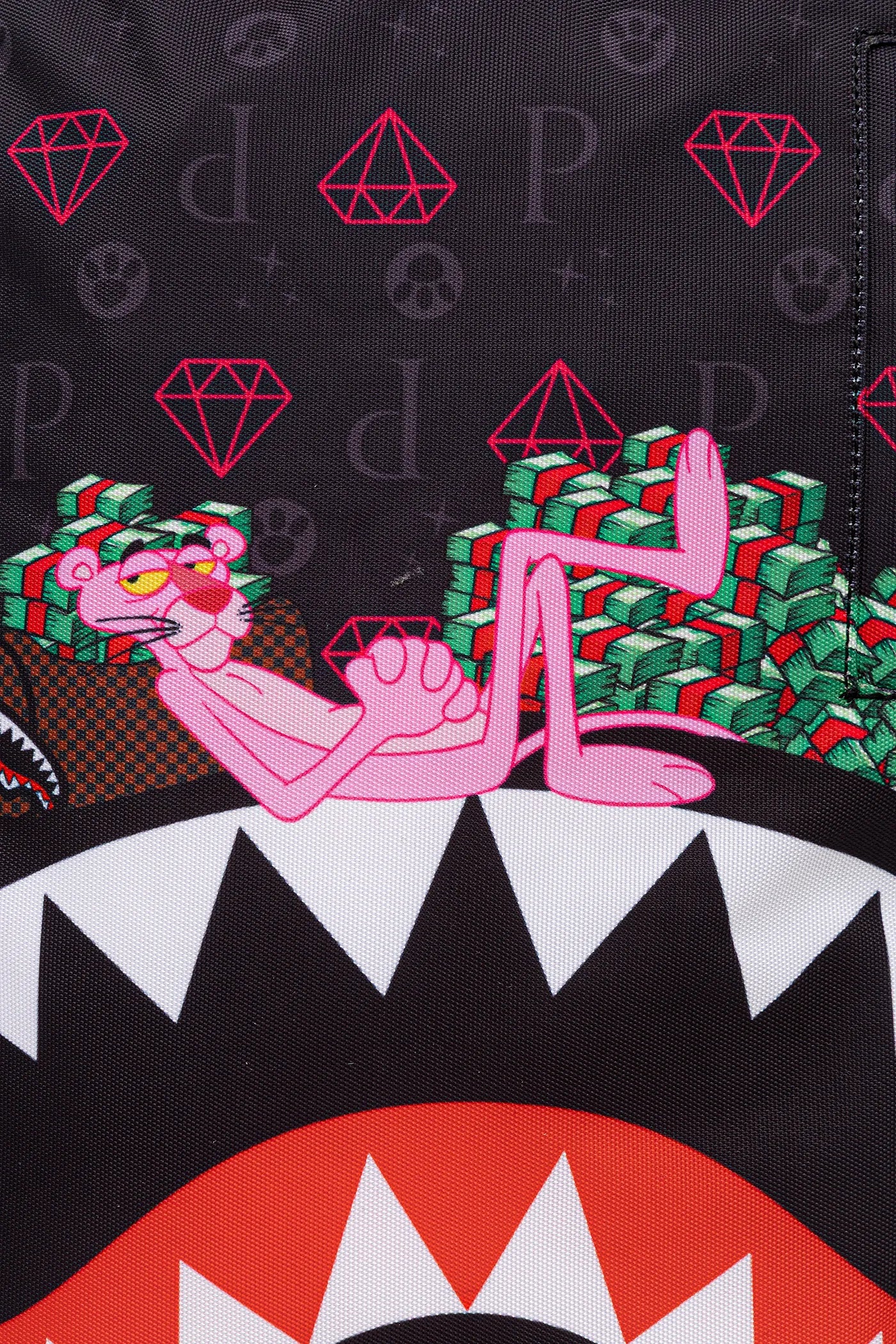 Sprayground - حقيبة ظهر Dlxr آثار مخالب الفهد الوردي