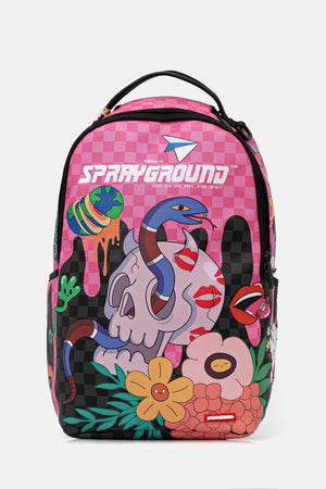 Sprayground - حقيبة ظهر Wtf Skull Drip Dlxsv