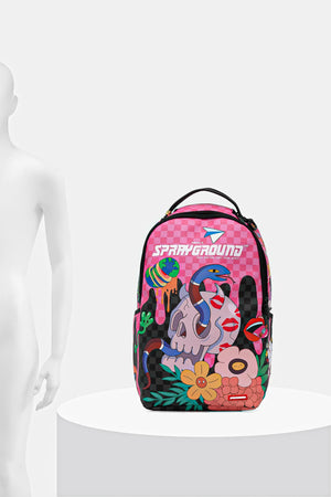 Sprayground - حقيبة ظهر Wtf Skull Drip Dlxsv