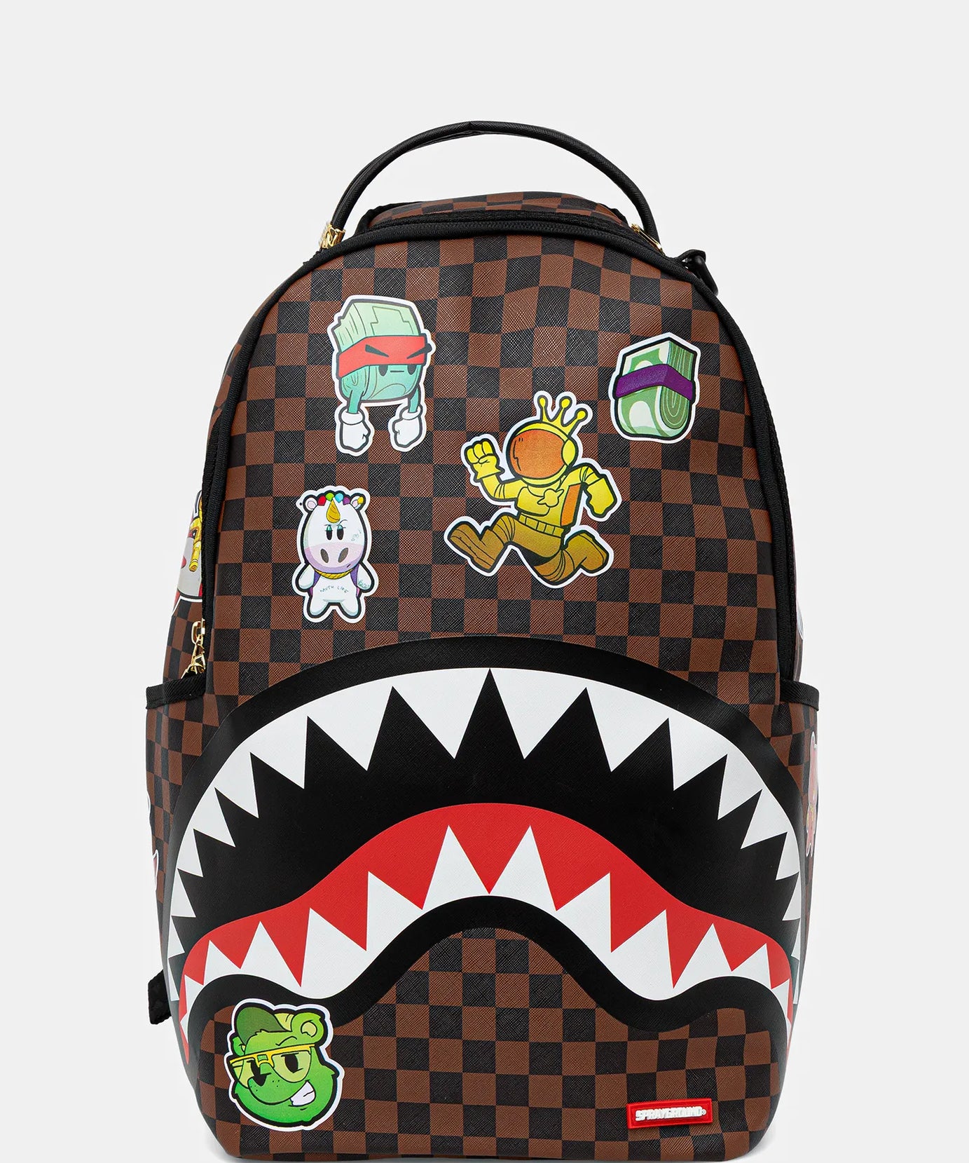 Sprayground - حملة ملصقات القرش حقيبة ظهر Dlsxv