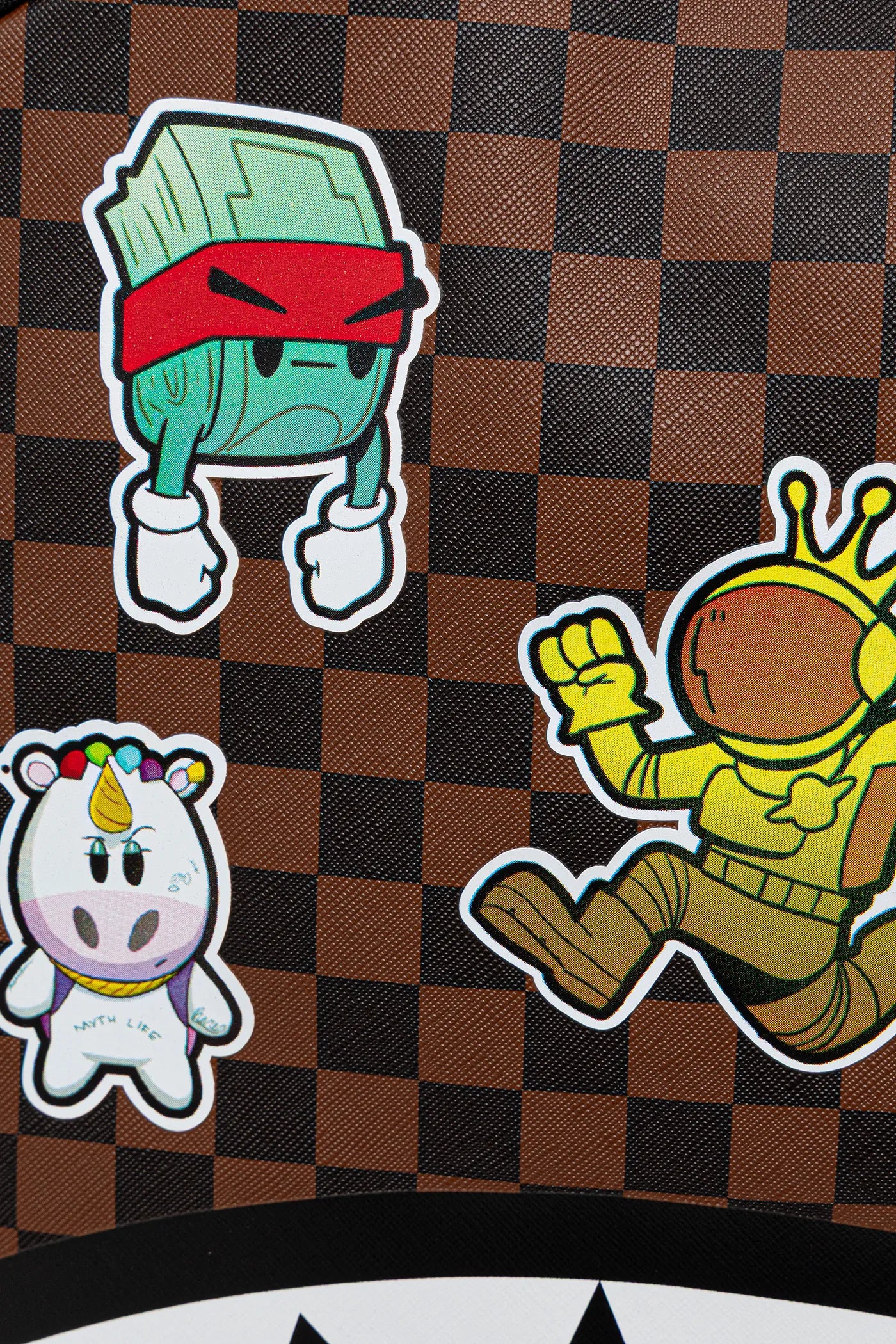 Sprayground - حملة ملصقات القرش حقيبة ظهر Dlsxv