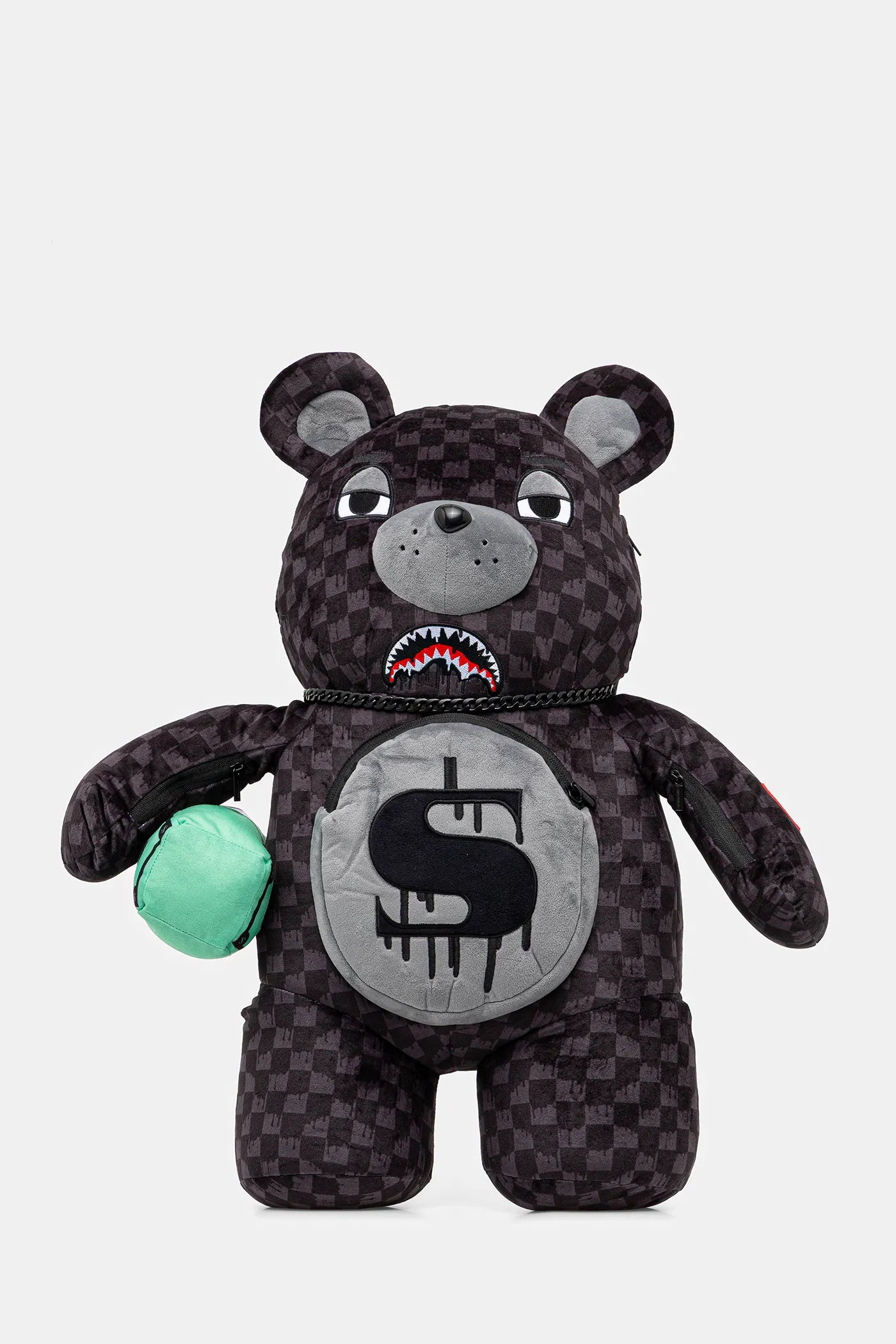 Sprayground - حقيبة ظهر تيدي دب القرش Para