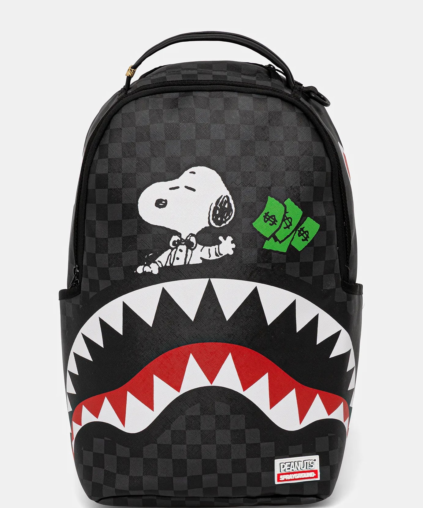 Sprayground - حقيبة ظهر Snoopy Top Shark Money Dlxsv