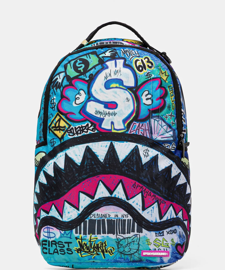 Sprayground - حقيبة ظهر دلوكس جرافيتي الشارع