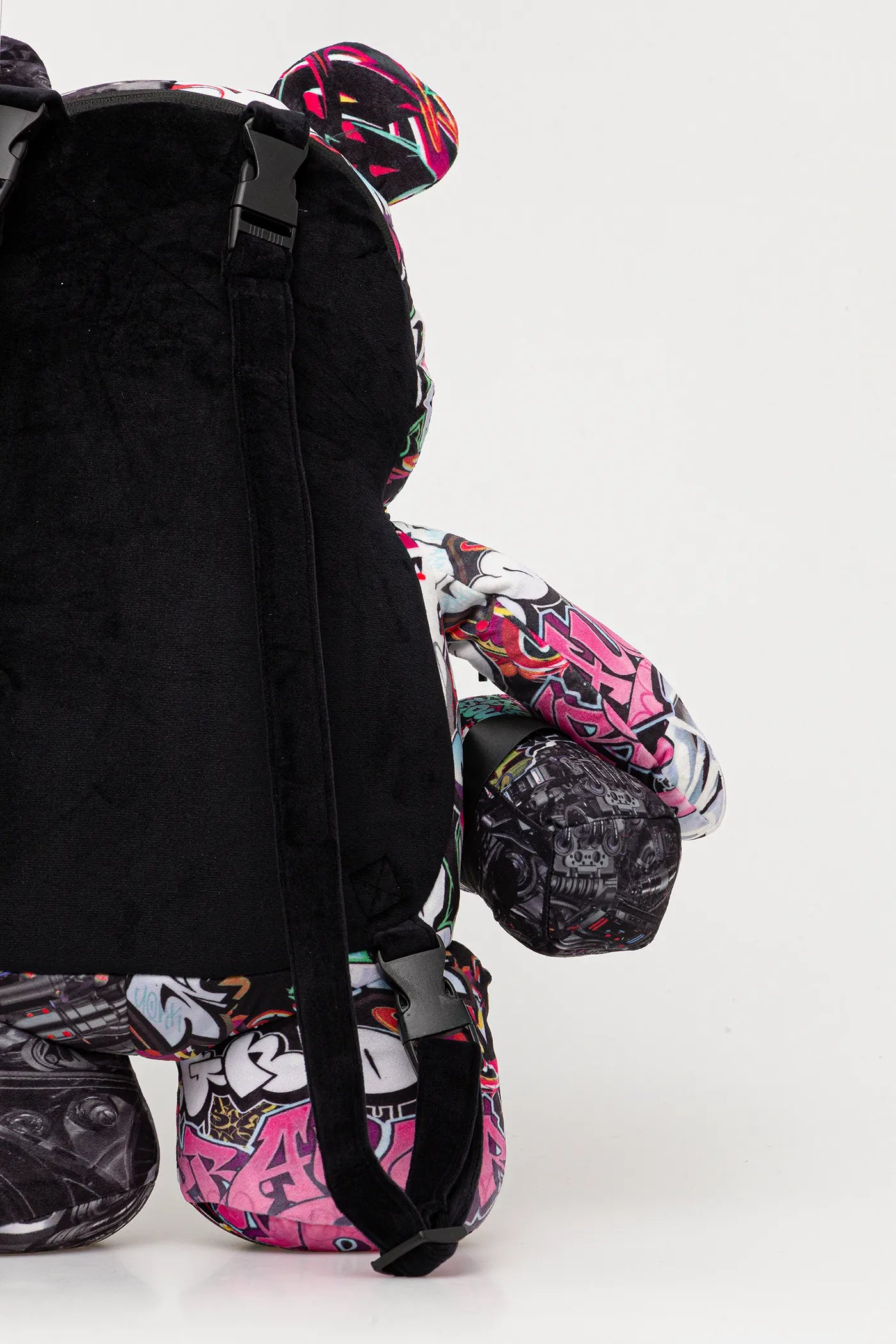 Sprayground - حقيبة ظهر دبدوب Para Ayısı Teddy Split Cybershark