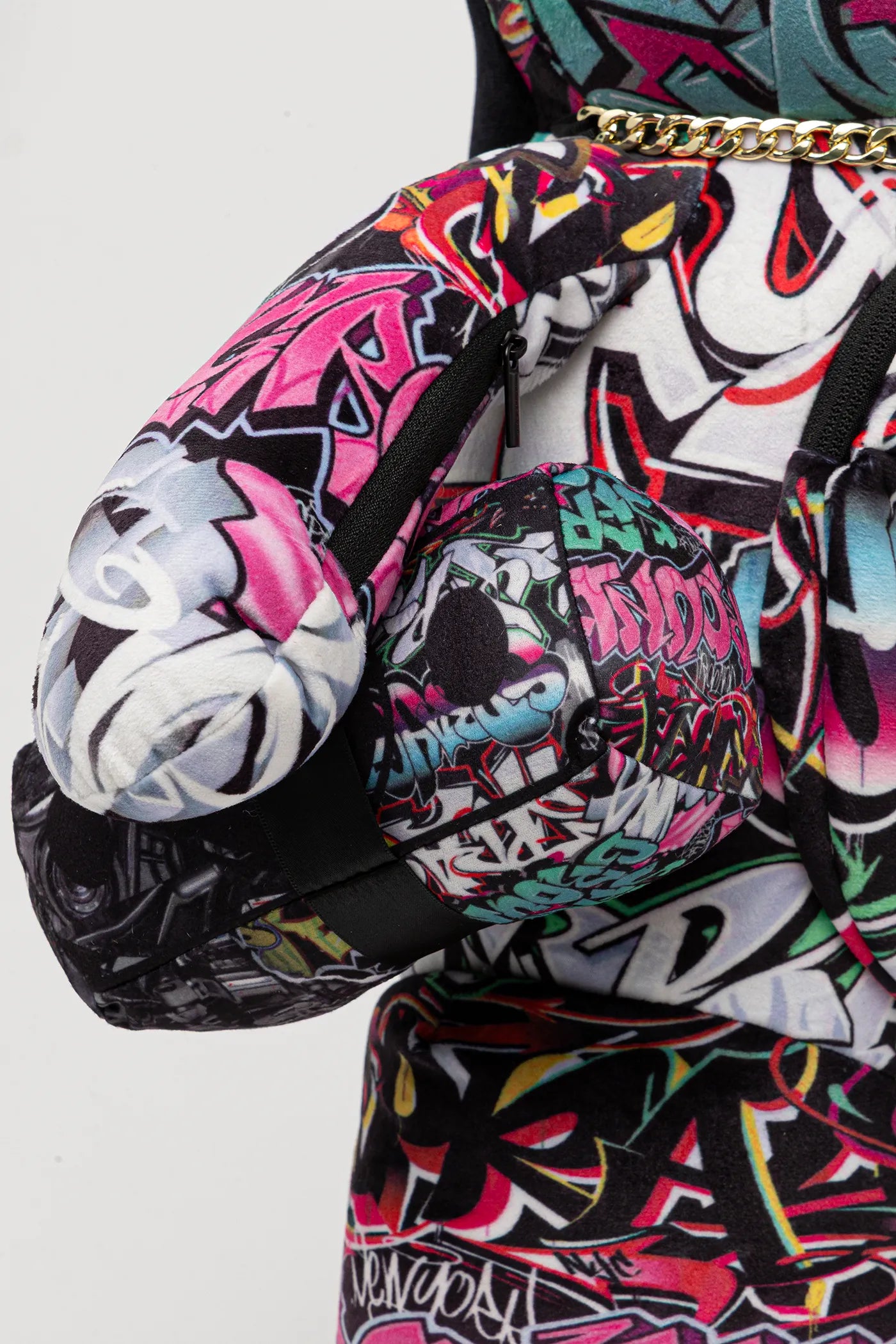 Sprayground - حقيبة ظهر دبدوب Para Ayısı Teddy Split Cybershark