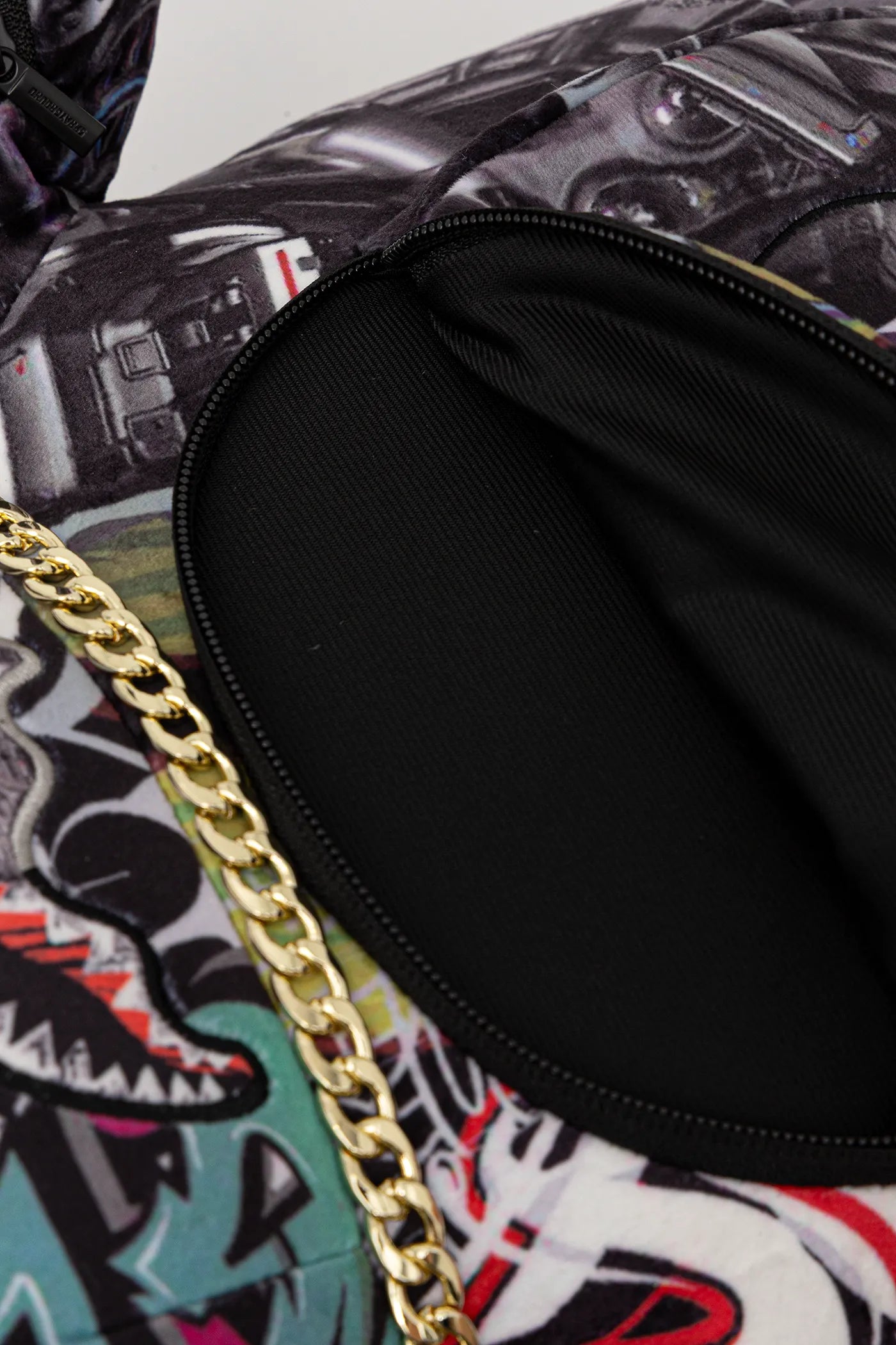 Sprayground - حقيبة ظهر دبدوب Para Ayısı Teddy Split Cybershark