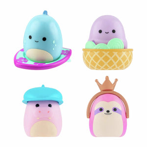 Squishmallows - Squish-a-longs 14 Figür + Yüzük Seti + 4 Aksesuar Özel Seri Oyuncak