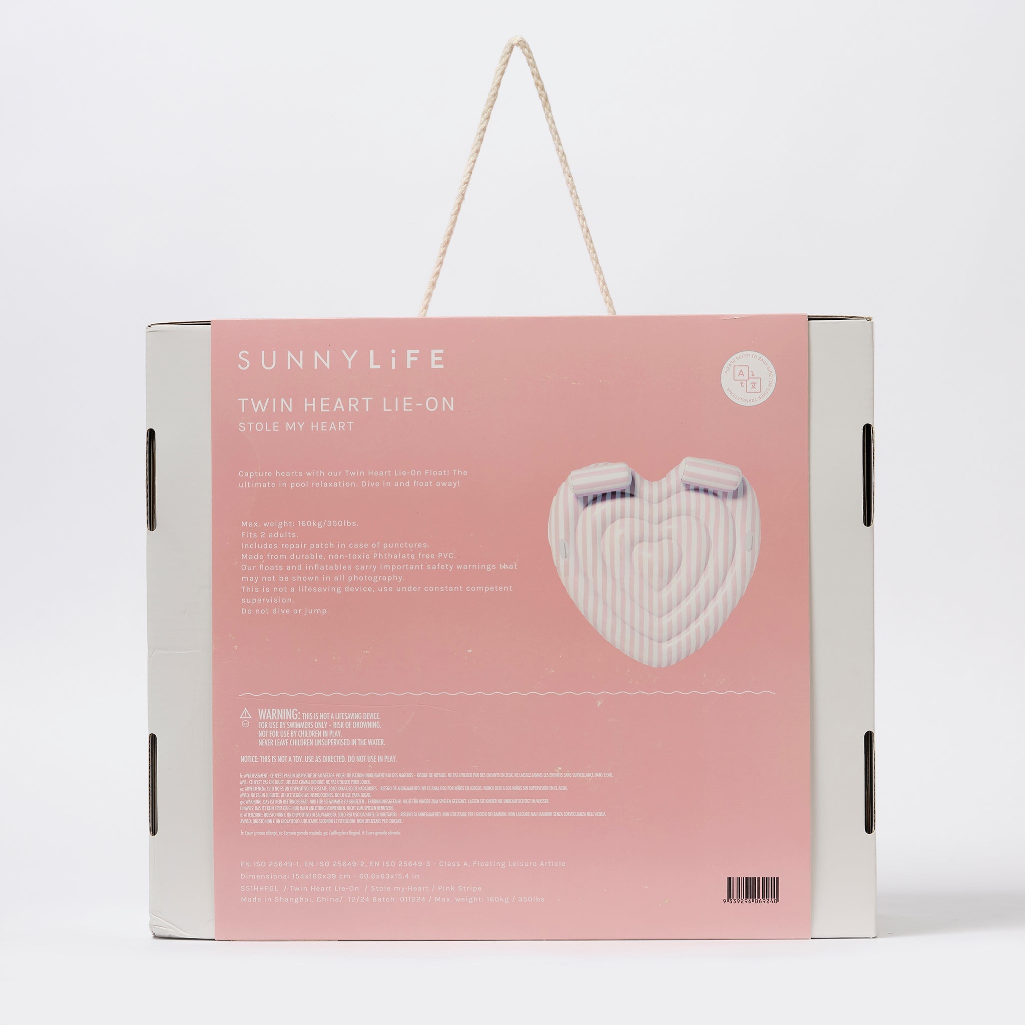 Sunnylife - سرق قلبي مجموعة من نفخات المسبح والسرير البحري