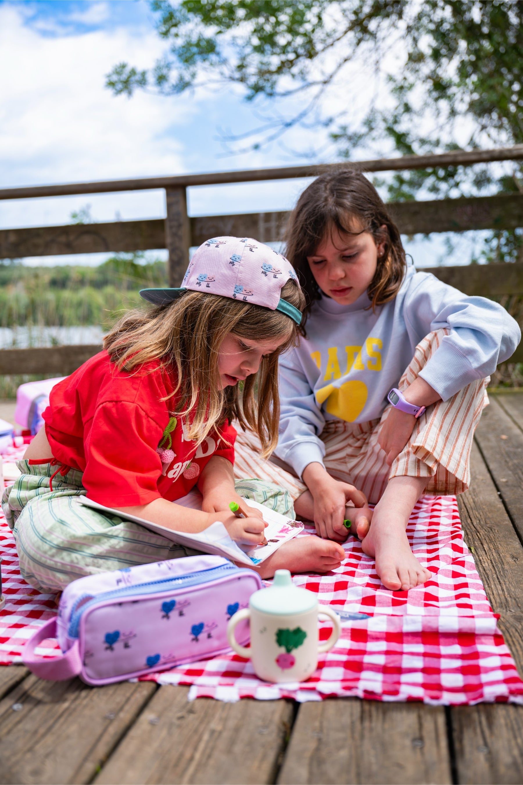 The Cotton Cloud - Dancing Hearts Çift Gözlü Kalem Kutusu