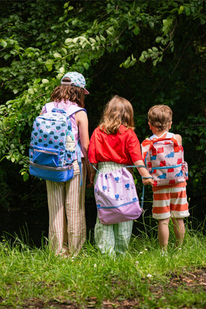 The Cotton Cloud - قلوب راقصة حقيبة ظهر برباط سحب