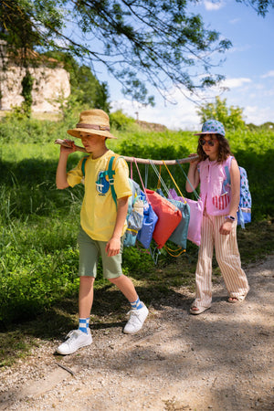 The Cotton Cloud - قلوب راقصة حقيبة ظهر برباط سحب