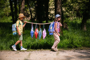 The Cotton Cloud - قلوب راقصة حقيبة ظهر برباط سحب