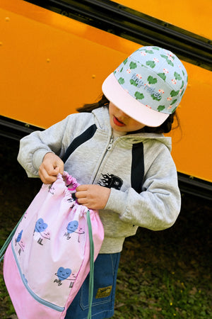 The Cotton Cloud - قلوب راقصة حقيبة ظهر برباط سحب