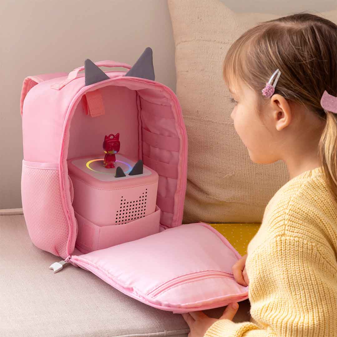 Tonies Backpack - Cloud Pink-Audio Player Accessories-Cloud Pink- | Natural Baby Shower