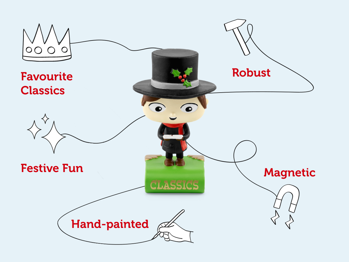 Tonies - شخصية صوتية باللغة الإنجليزية لأغنية عيد الميلاد وقصص عيد الميلاد الكلاسيكية