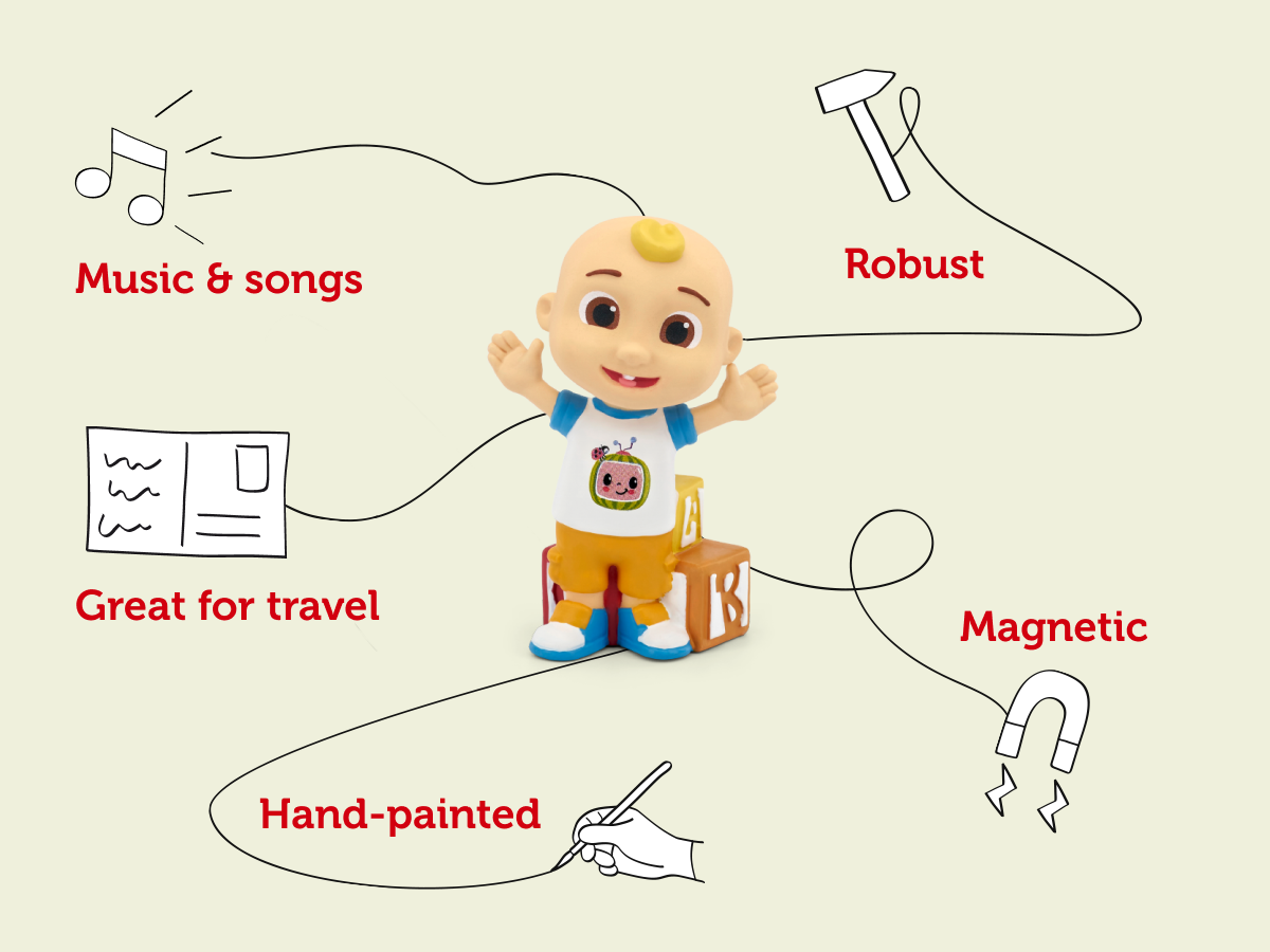 Tonies - شخصية صوتية إنجليزية من CoComelon