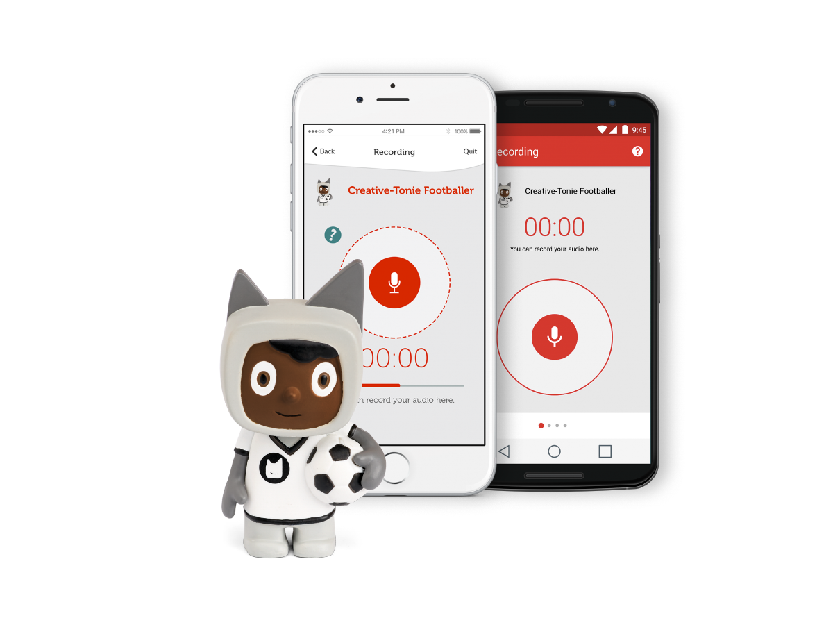 Tonies - شخصية تسجيل صوتي إبداعية للاعب كرة القدم