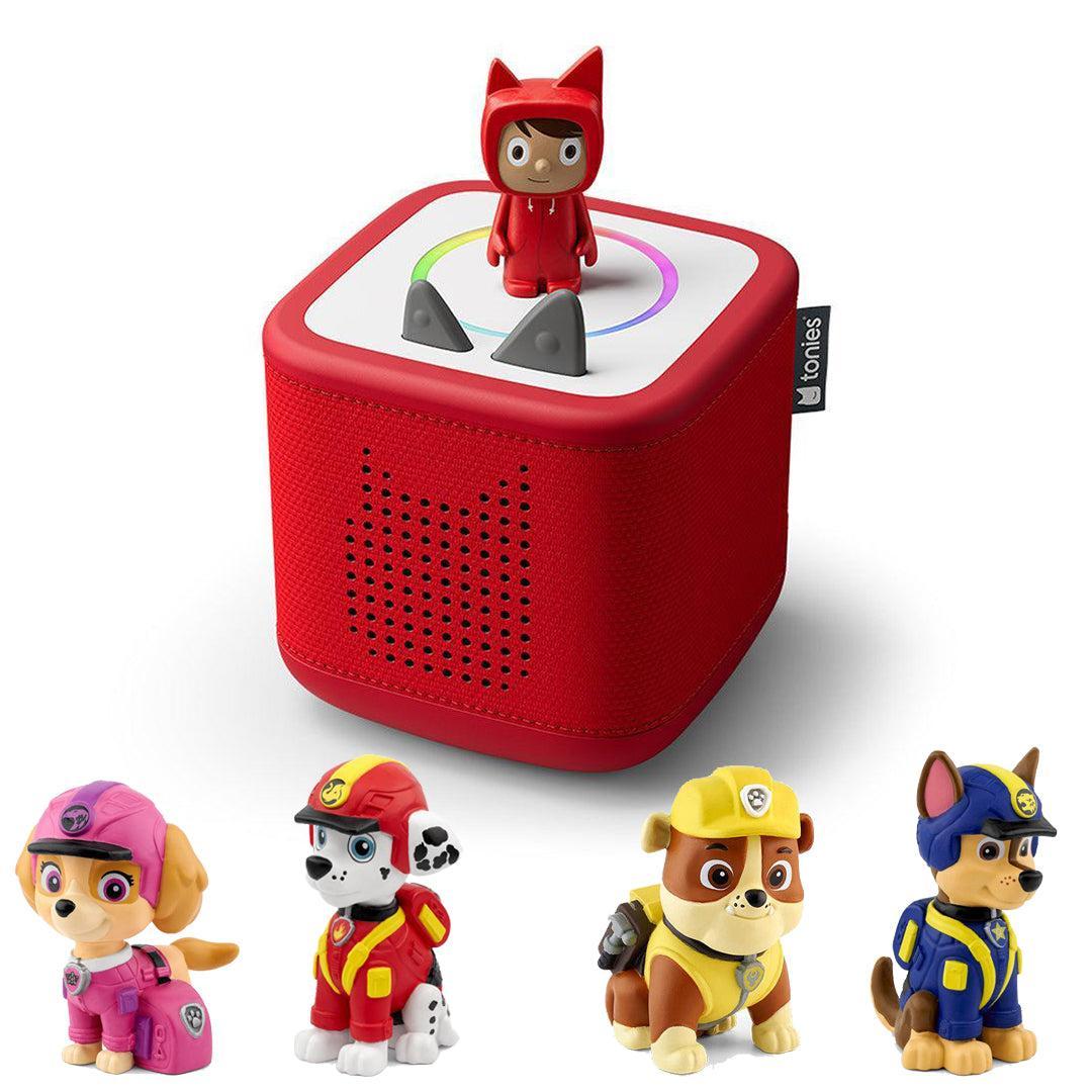 Tonies Toniebox 2 Bundle - Paw Patrol (5pc)-Audio Players-Red- | Natural Baby Shower