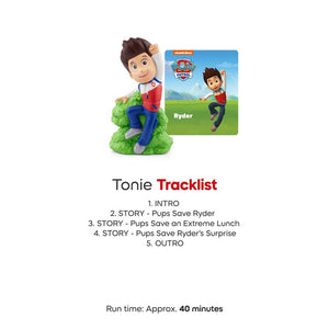 Tonies PAW Patrol - Ryder-Audio Player Cards + Characters- | Natural Baby Shower