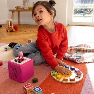 Tonies - Peppa Pig - Learn With Peppa-Audio Player Cards + Characters- | Natural Baby Shower