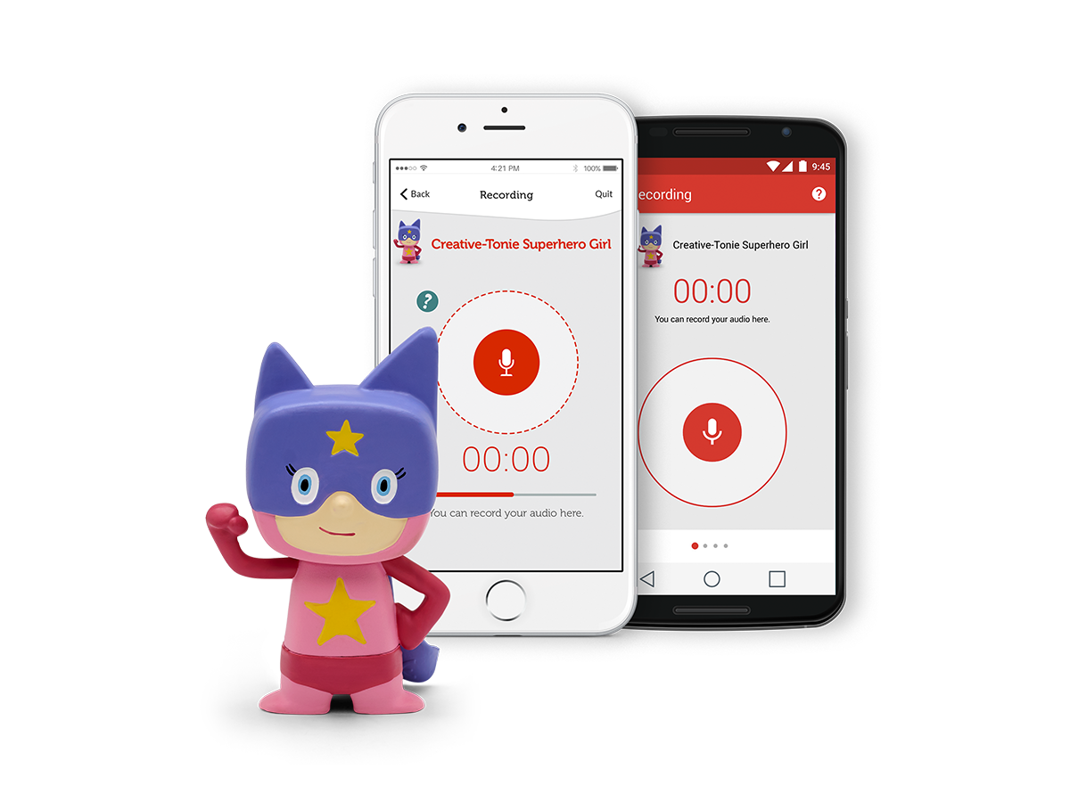 Tonies - شخصية تسجيل صوتي إبداعية للبنت البطلة الخارقة