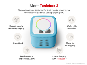 Tonies - Toniebox 2 Bulut Mavisi Başlangıç Seti Kutusu