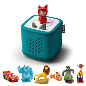 Tonies Toniebox 2 Bundle - Disney Favourites (7pc)-Audio Players-Teal- | Natural Baby Shower